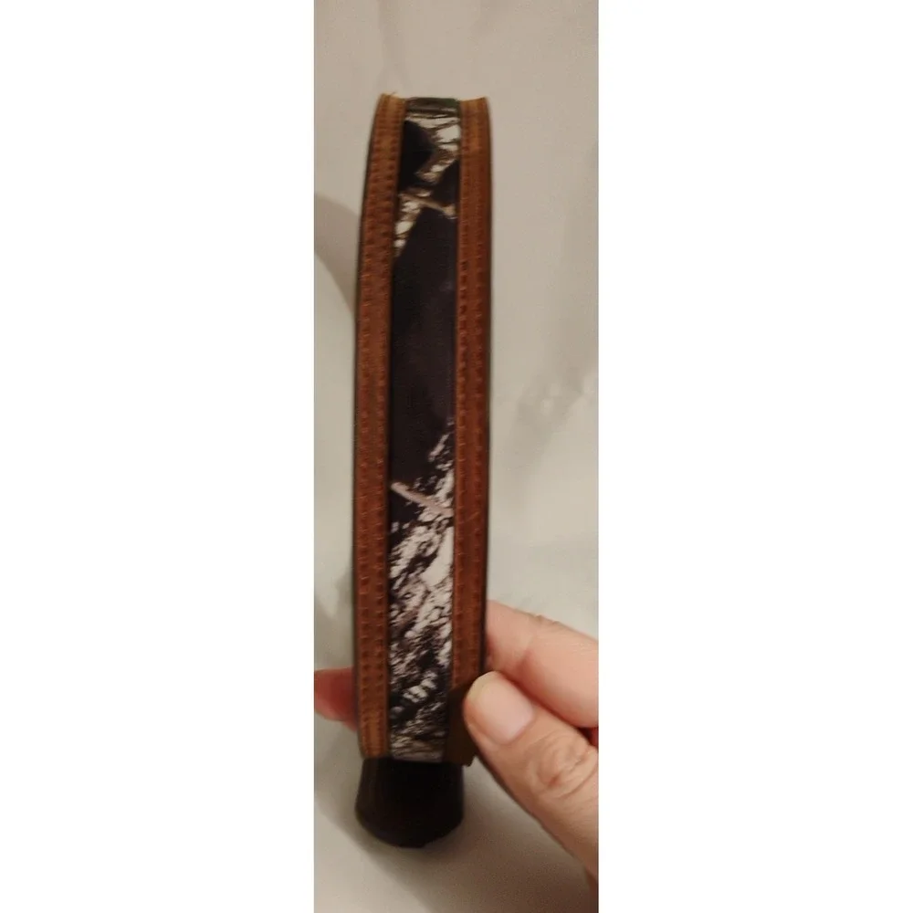 NEW Nocona‎ Mossy Oak Leather Belt Boys Mens Sz 26 Brown Camouflage Hunting